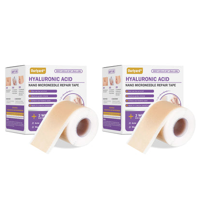 ✅ FDA Approved | Ourlyard® Hyaluronic Acid Nano Microneedle Repair Tape🗽✨(Effective in fading various types of scars, including surgical scars, burn scars, acne scars, and stretch marks, while improving uneven skin tone and skin imperfections.)