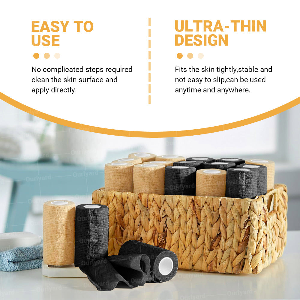 Patented & Made in USA | 🗽Ourlyard® Composite GLP-1 Microneedle Tape for Fat Burning & Contouring, for Abdomen, Legs, Arms & Buttocks (3"x 177" Roll-4.5M)