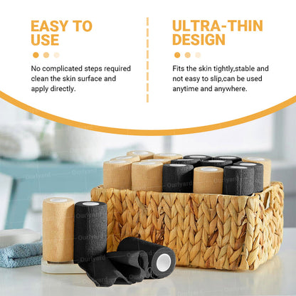 Patented & Made in USA | 🗽Ourlyard® Composite GLP-1 Microneedle Tape for Fat Burning & Contouring, for Abdomen, Legs, Arms & Buttocks (3"x 177" Roll-4.5M)