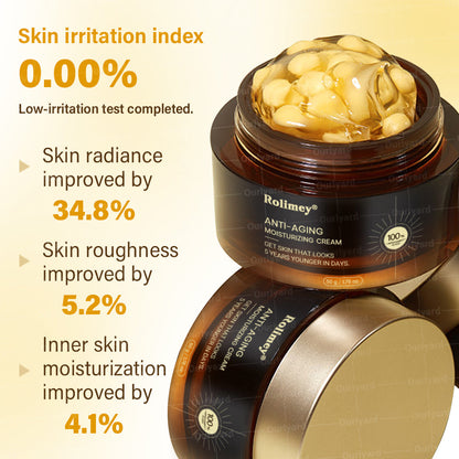 ✅Official Store |🗽👨‍⚕️Rolimey® Anti-Aging Moisturizing Cream with Hyaluronic Acid, Retinol & Collagen – For Face, Neck, Décolleté & Legs – Made in United States – Day & Night Use
