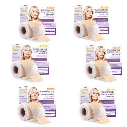 ✅Official Store | Ourlyard® Hyaluronic Acid Nano Microneedle Repair Tape 🦘❤️(Repairs wrinkles, fine lines, skin laxity, etc., suitable for multiple areas such as the face, hands, abdomen, legs – 1.6 inch x 59 inch roll)